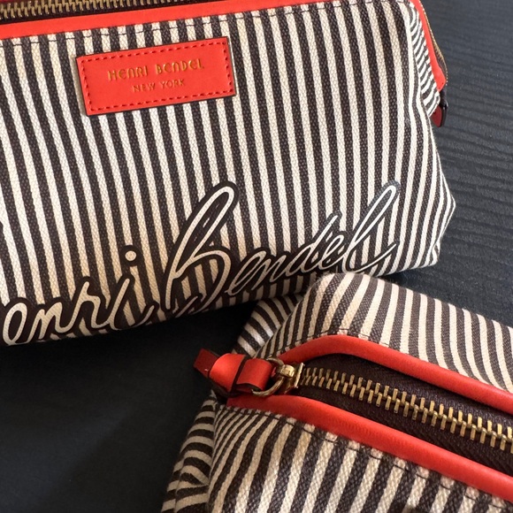 Henri Bendel Striped Canvas Dopp Kit Set - Picture 5 of 9